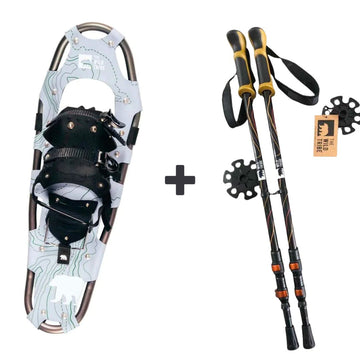 Winter Exploration Kit: Seymour snowshoe & Ascent trekking poles - The Wild Tribe