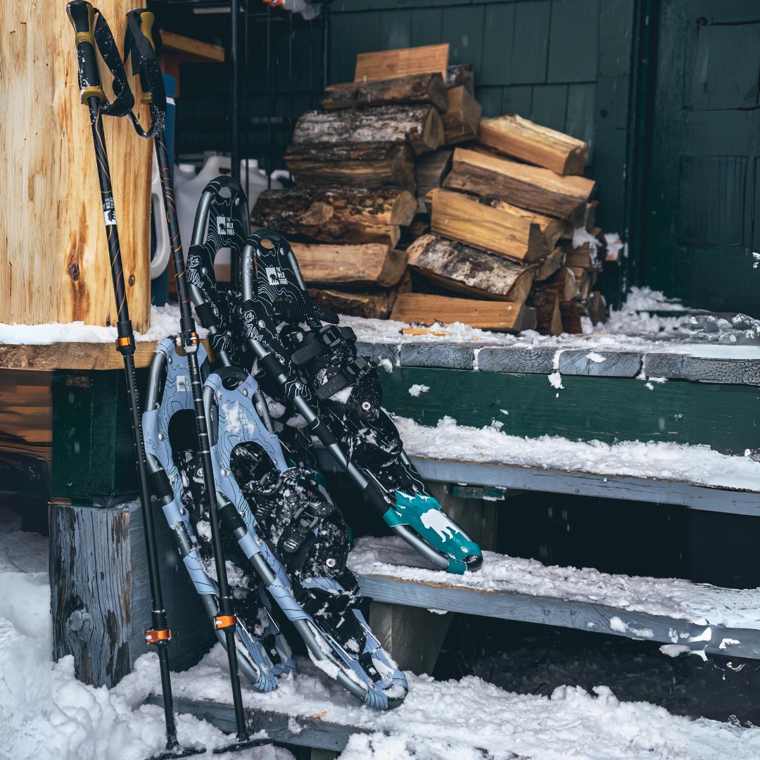Winter Exploration Kit: Seymour snowshoe & Ascent trekking poles - The Wild Tribe