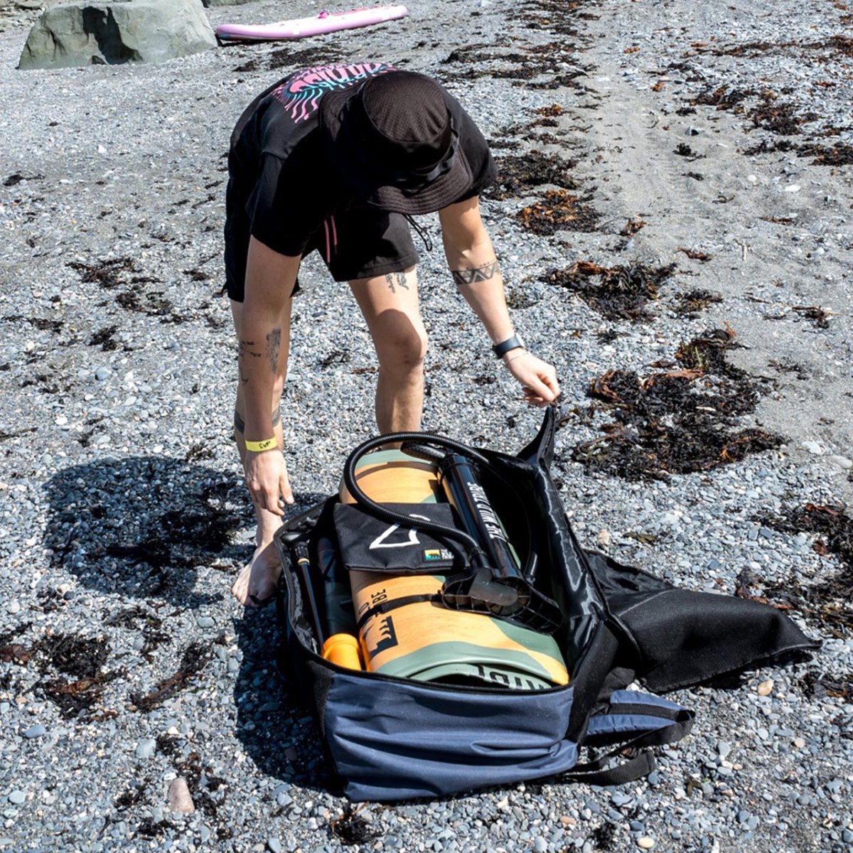 HOW TO STORE YOUR INFLATABLE PADDLE BOARD IN IT'S BAG - The Wild Tribe