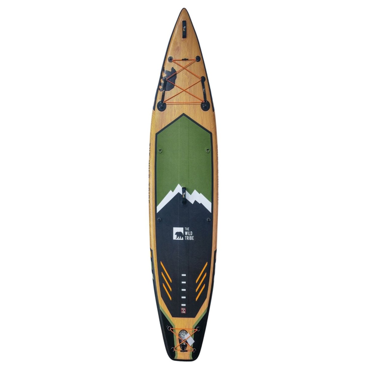 Athabasca S 12'6 Green Inflatable Paddle board - The Wild Tribe