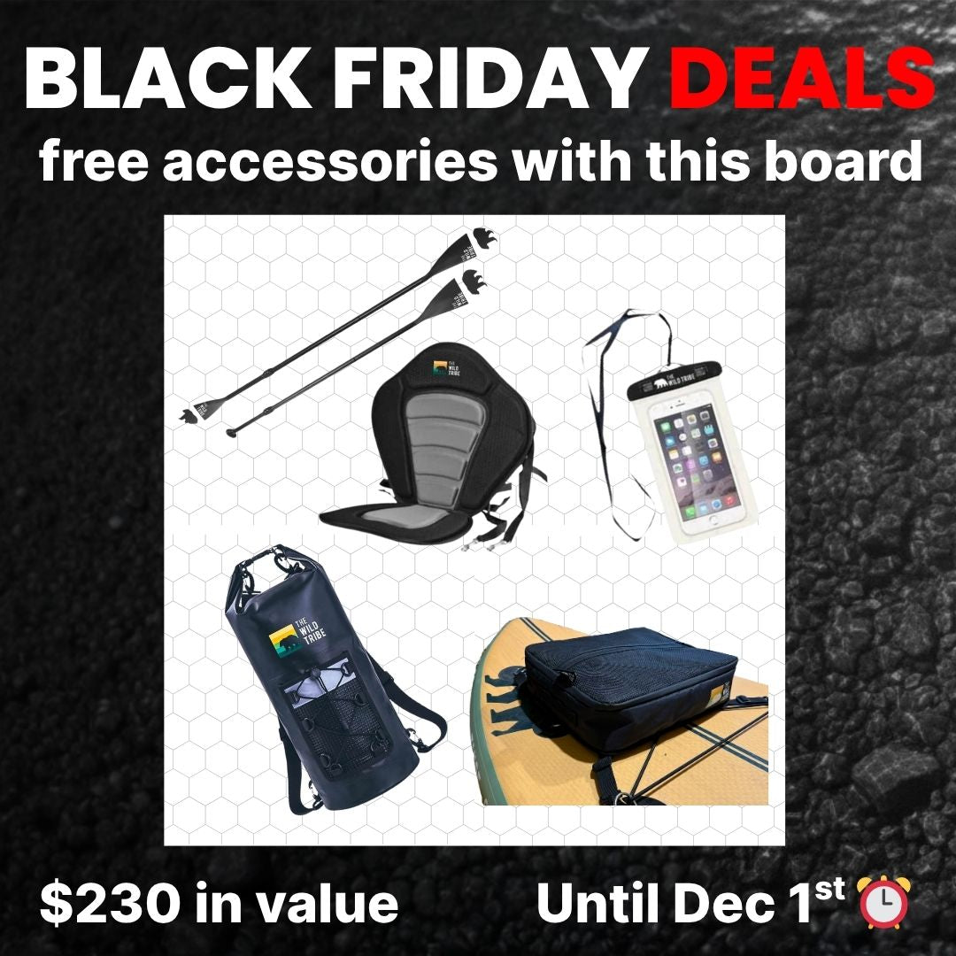 Naïa 10' Inflatable Paddleboard - Carbon Paddle & 20PSI - The Wild Tribe