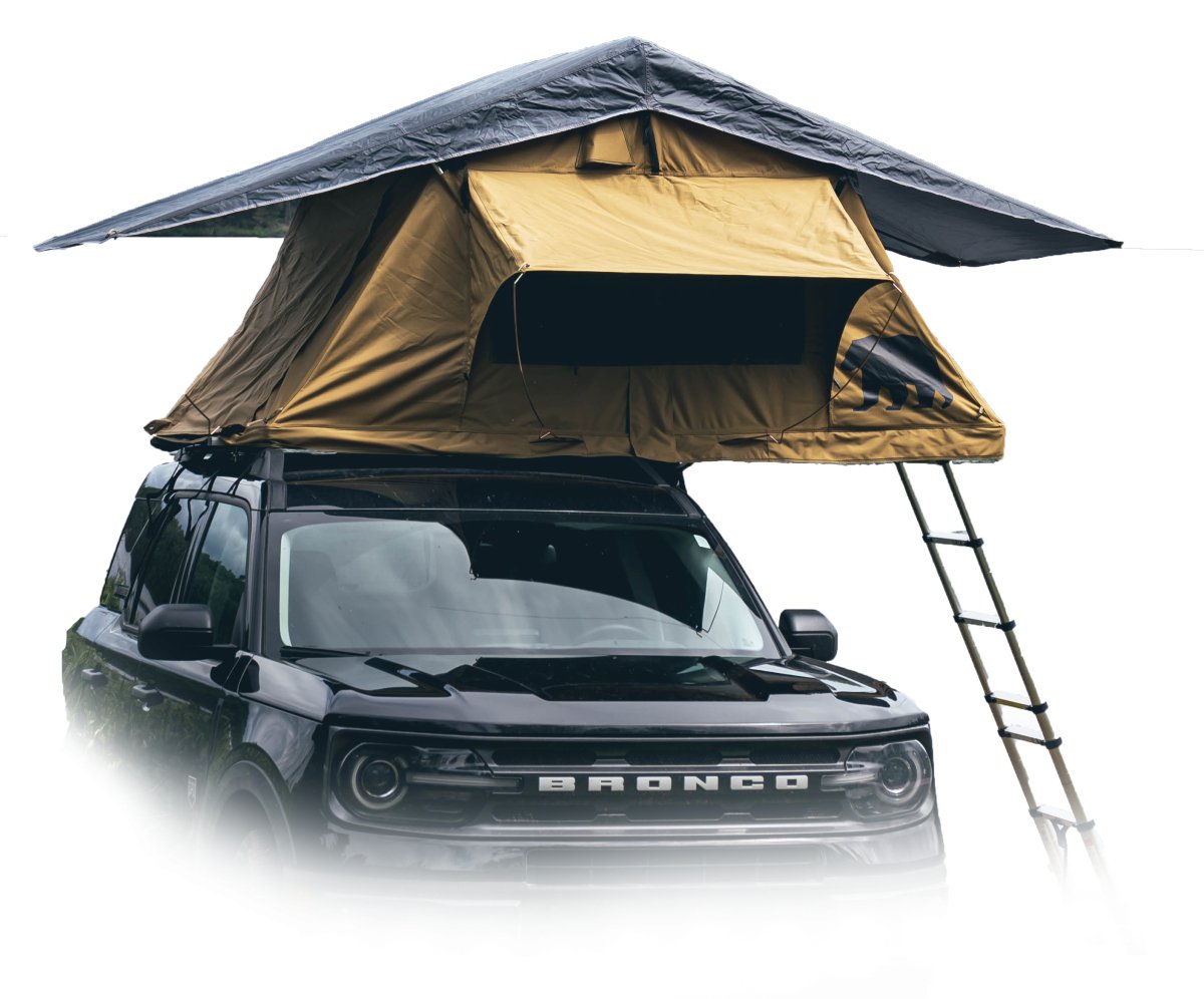 Chic Choc 2 Rooftop Tent – Universal Fit, Panoramic Views & Sky-View Feature for Cars - The Wild Tribe