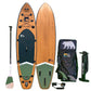 Maligne 11 Green (2024): Enhanced Stability Inflatable Paddle Board 11 feet - The Wild Tribe