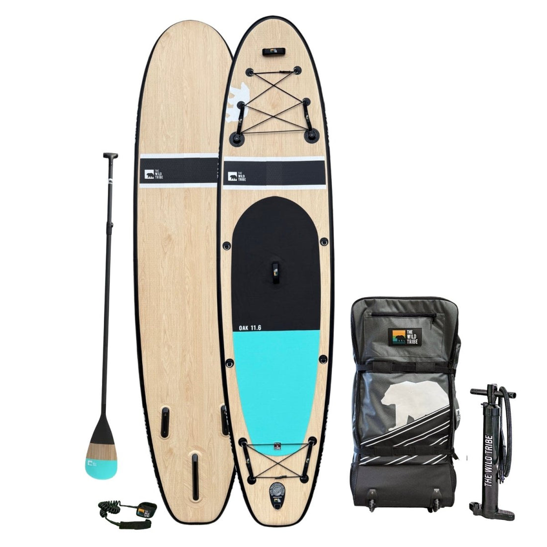 Oak 11'6" Inflatable Paddleboard - Carbon Paddle & 20PSI - The Wild Tribe
