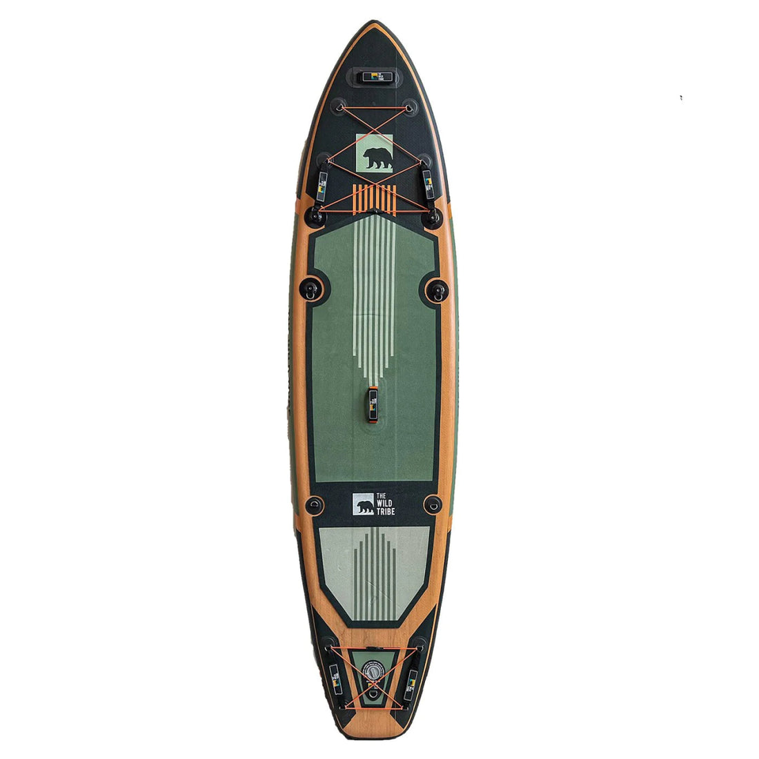 Sequoia 11 Green (2024): Stable 11' Premium Inflatable Paddleboard - The Wild Tribe